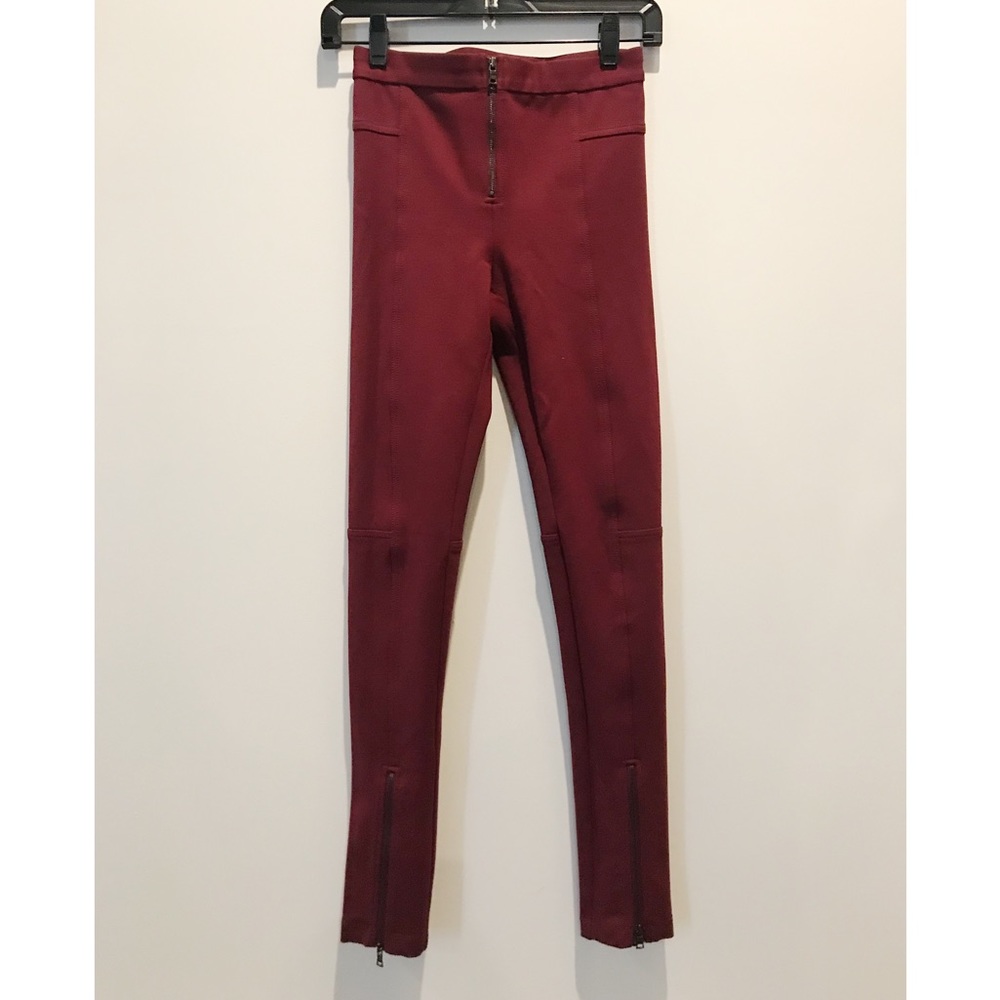Christopher Zippered Moto leggings